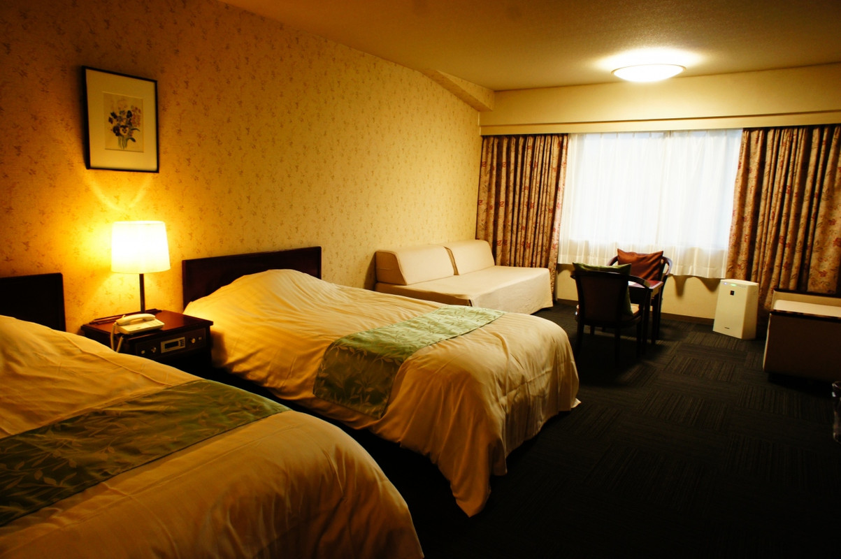 とっても広い。4階のお部屋でした。