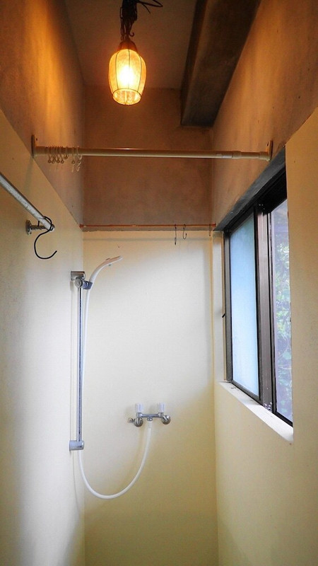 バスルームのシャワー