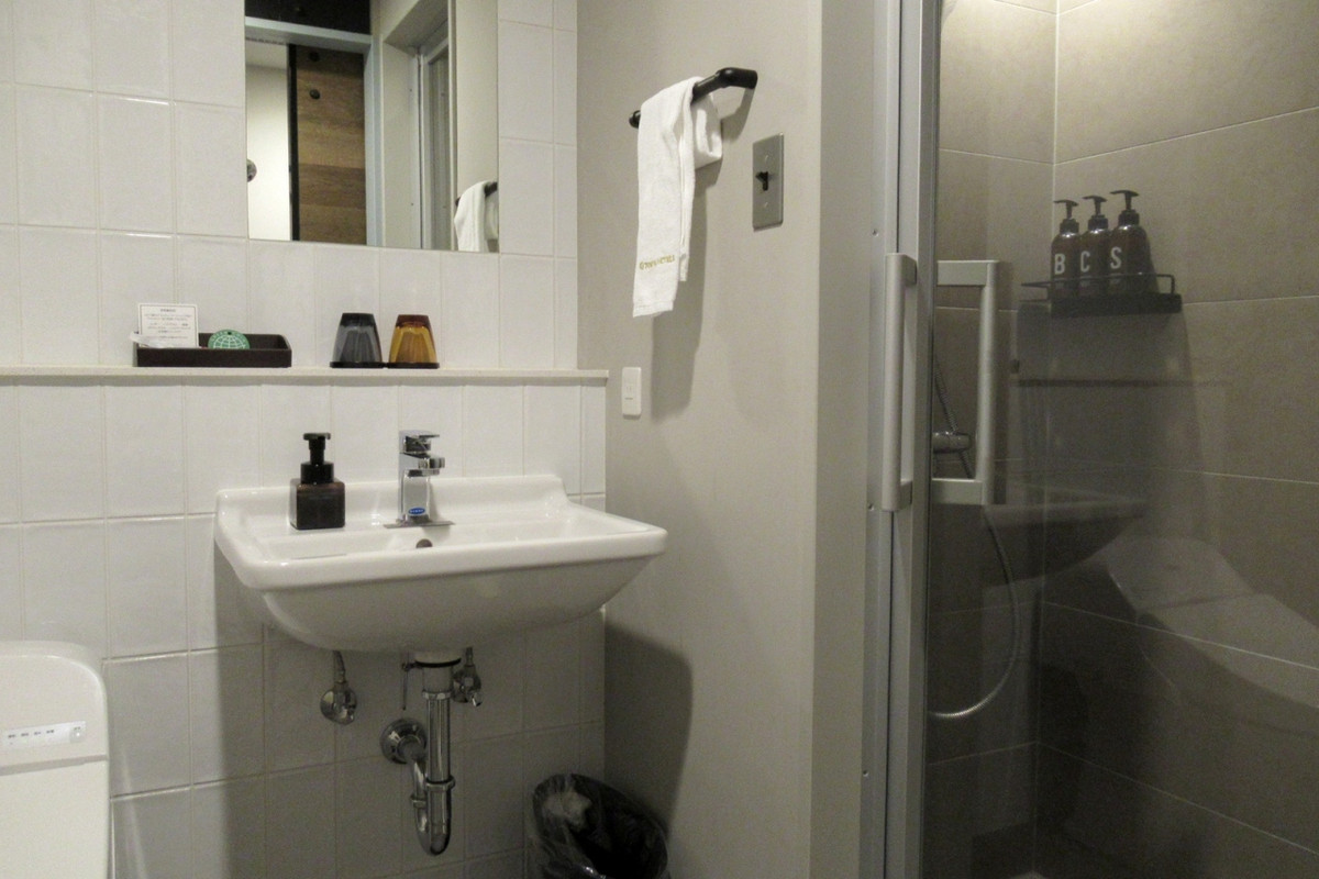 バスルームの雰囲気の造りなどでした