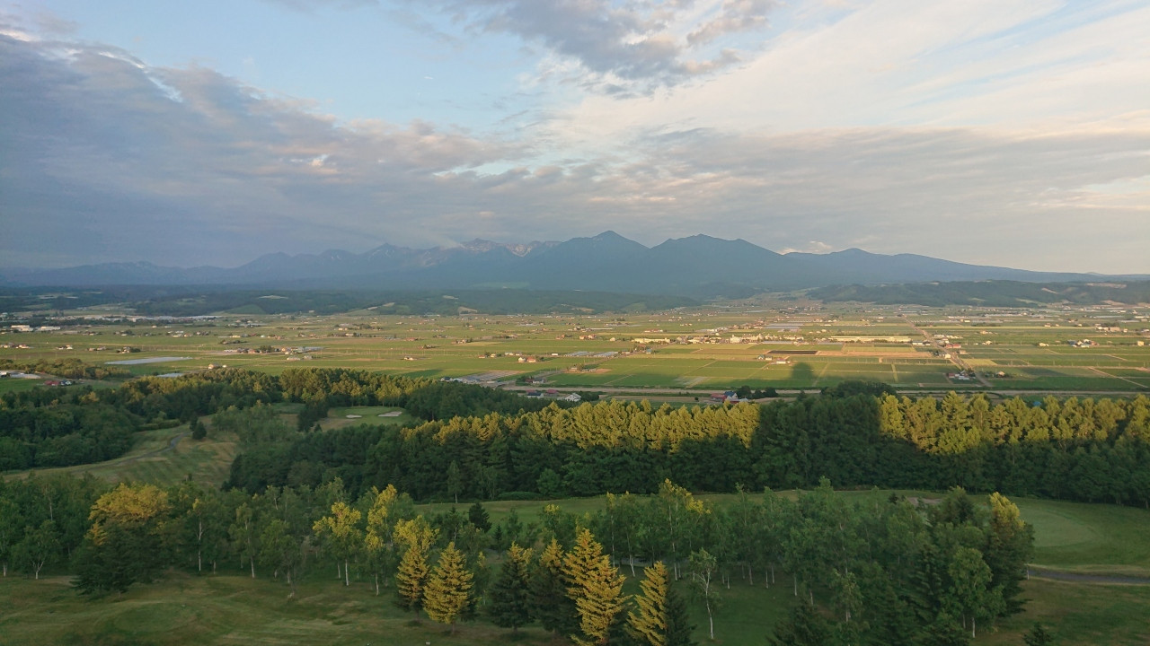 部屋からの眺めは、まるで印象派の絵画のよう