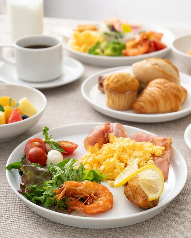 朝食ビュッフェ