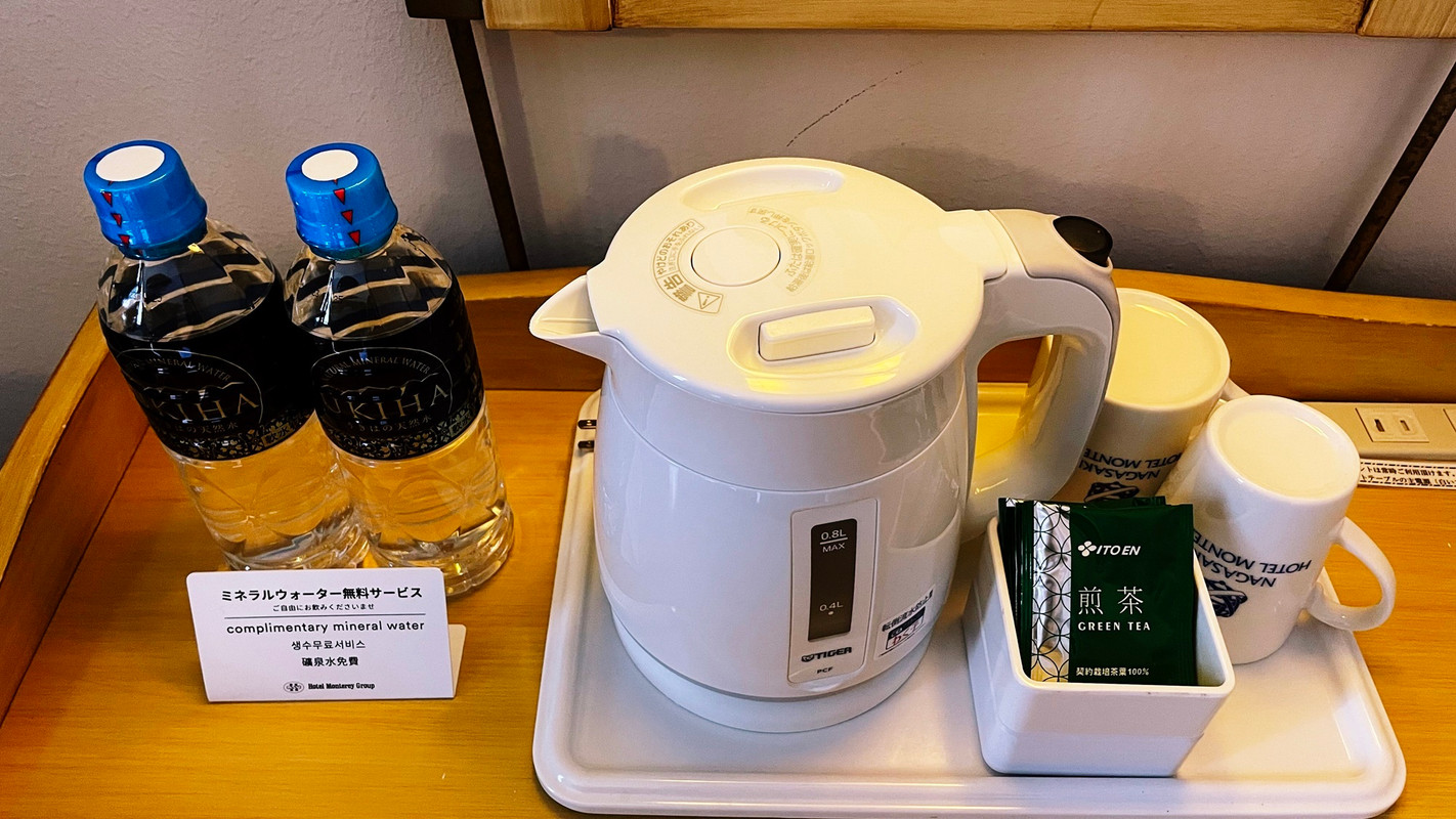 客室のティーセット 一例