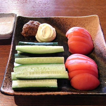 「皆吉」料理 1265909 ﾄﾏきゅう（￥300)　夏はこういうのいいね。