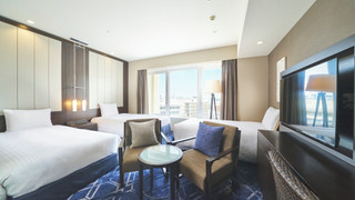 [2024リニューアル] シティビューツイン (ツインルーム+エキストラベッド1台) 3名 禁煙