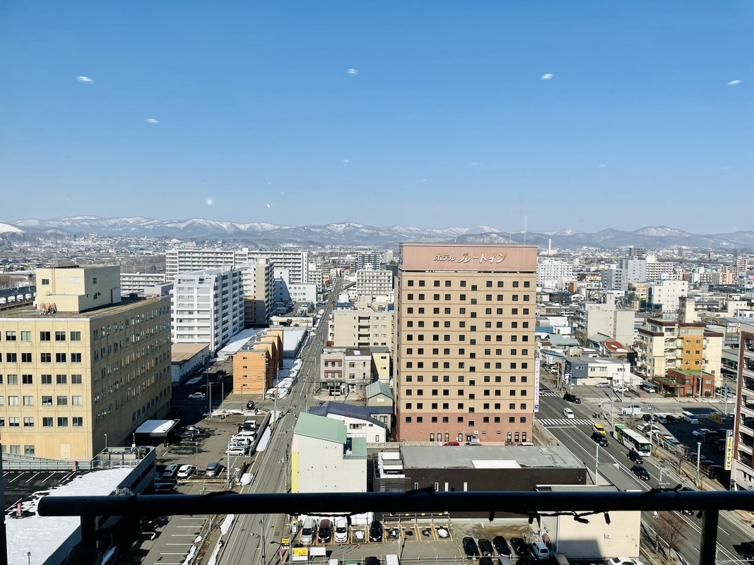 朝食会場からの眺め