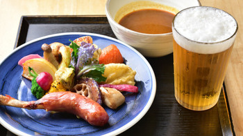 「北鎌倉 ぬふ・いち」 料理 102222359 鎌倉野菜のスープカリー&ビールセット