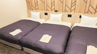 トリプルルーム 喫煙可