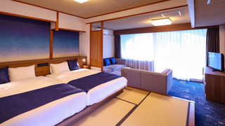 [禁煙]スーペリア和ベッドツイン4名定員シャワーのみ