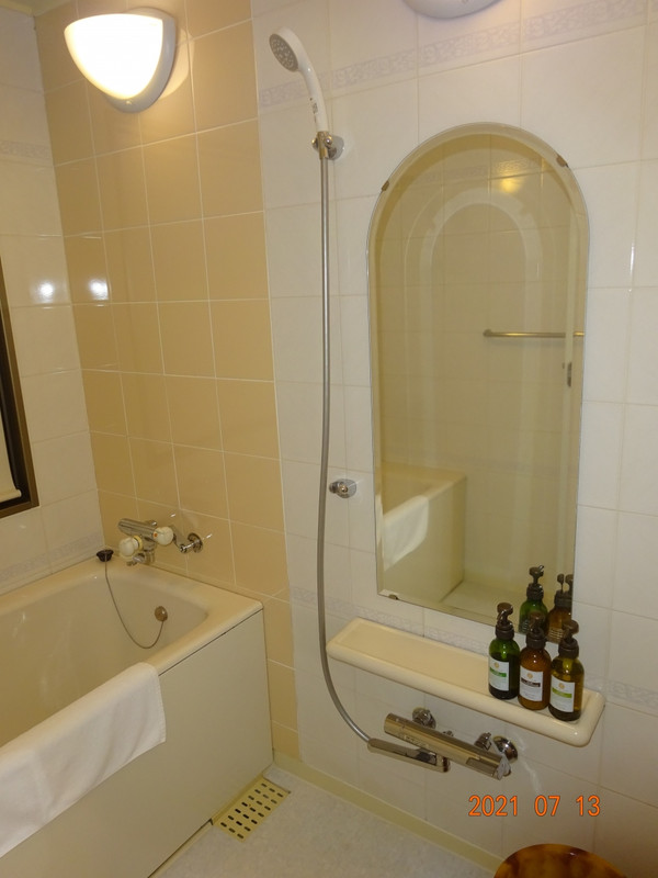 洗い場も付いていますのでゆったりと使用できます