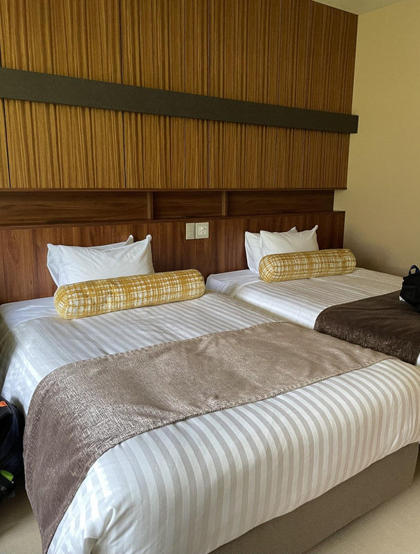 ベッドが広いです