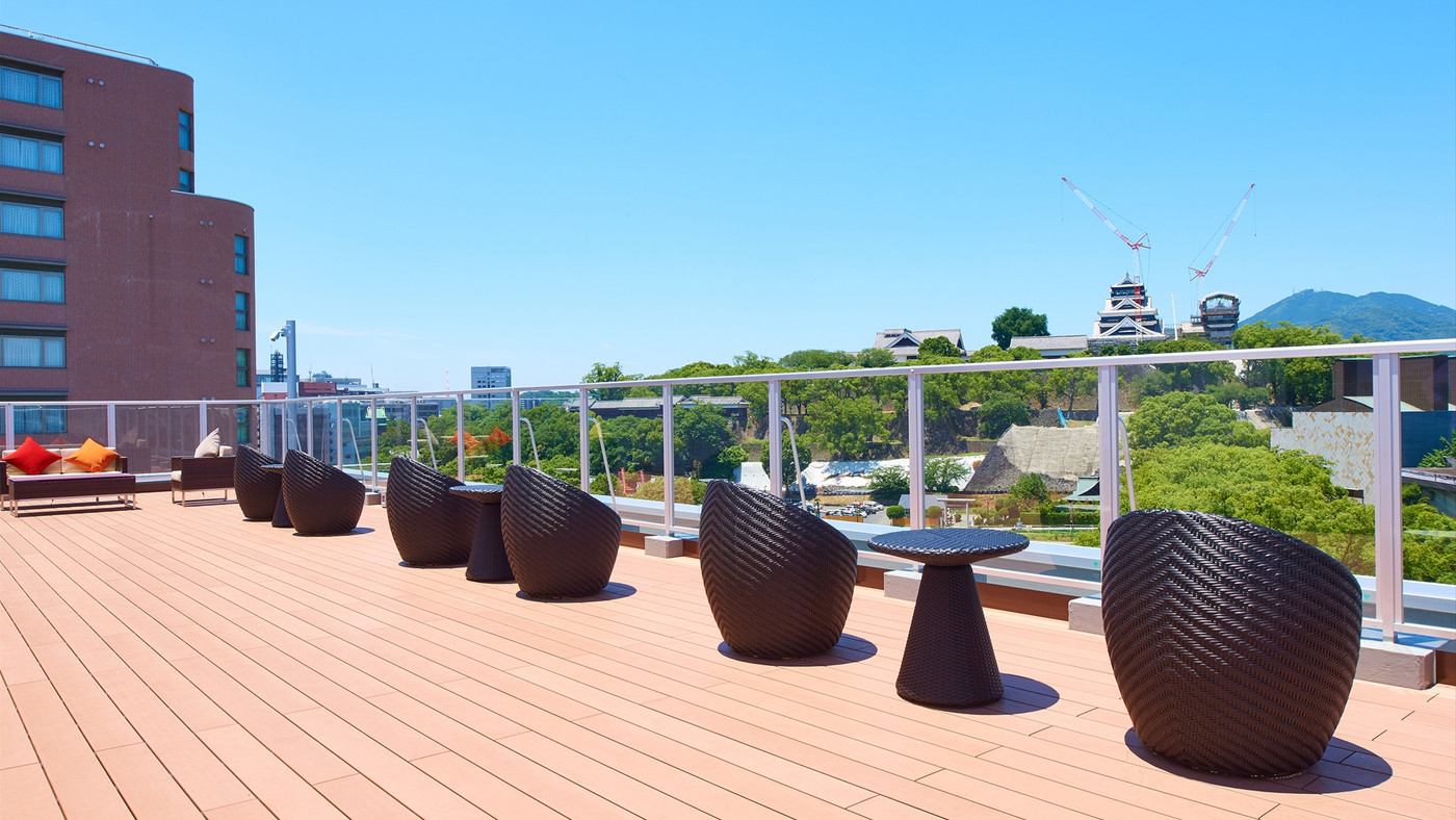 1.おしゃれな“屋上テラス”が自慢「アンドコンフィホテル熊本城ビュー」3442940