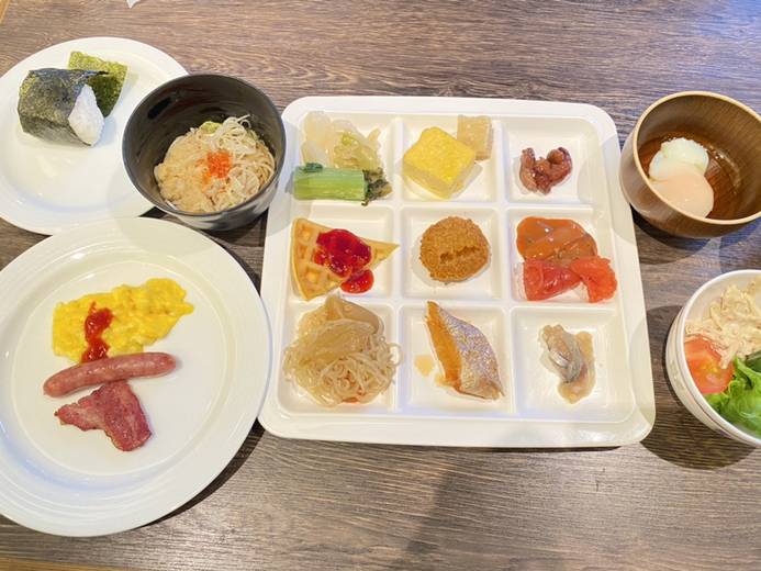 朝食ビュッフェ メニュー例② / 3