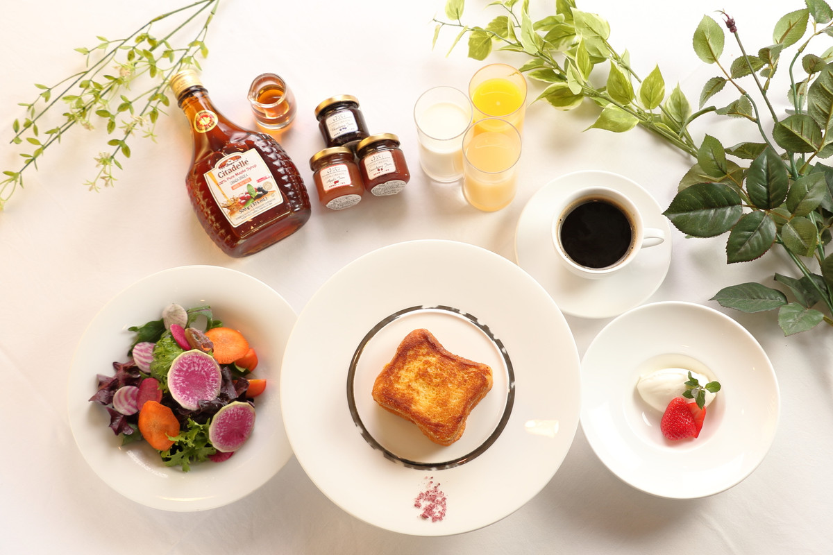 桂姫 フレンチトースト朝食