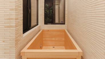 深めの浴槽 / 18