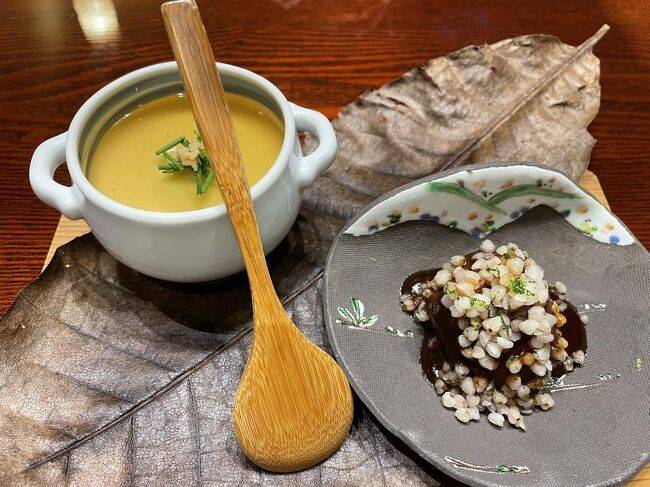 宿の会席料理一例② / 4