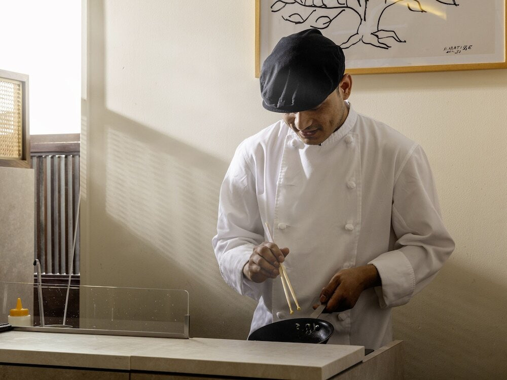 朝食ビュッフェ