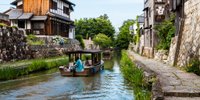 時代劇のロケ地として有名なスポット！古きよき滋賀県「八幡堀」