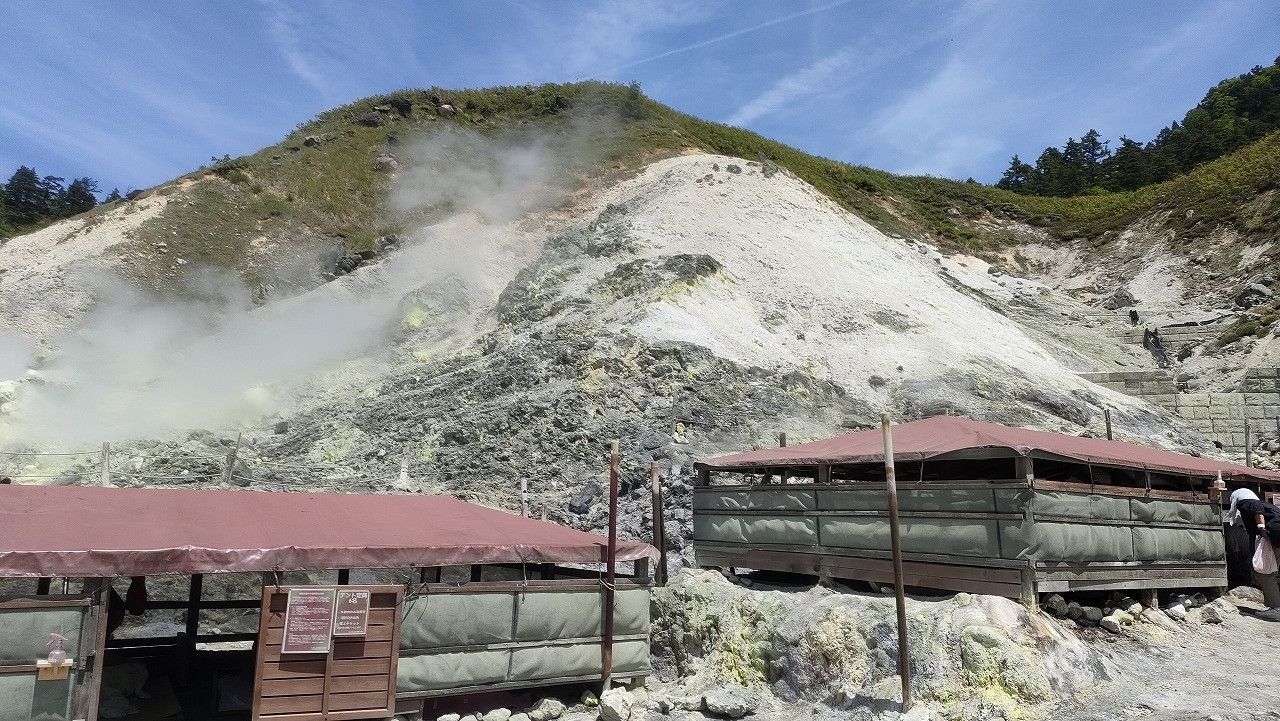 地獄谷で地獄蒸し