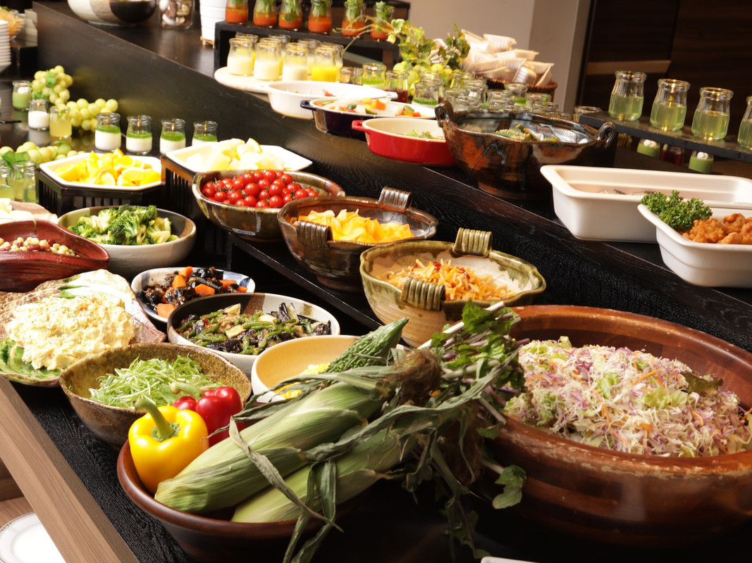 朝食ビュッフェのおかず