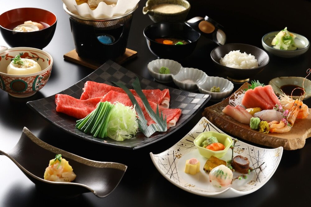 信州牛の夕食一例