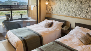 禁煙 露天風呂付和室ベッドルーム(10畳)