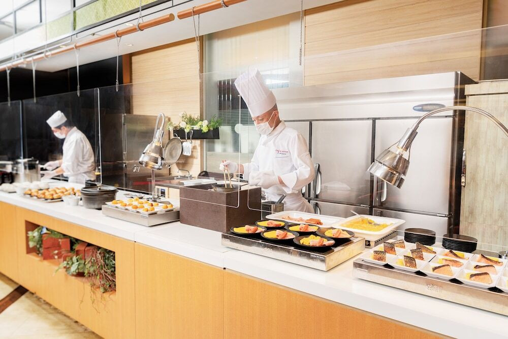 朝食ビュッフェ