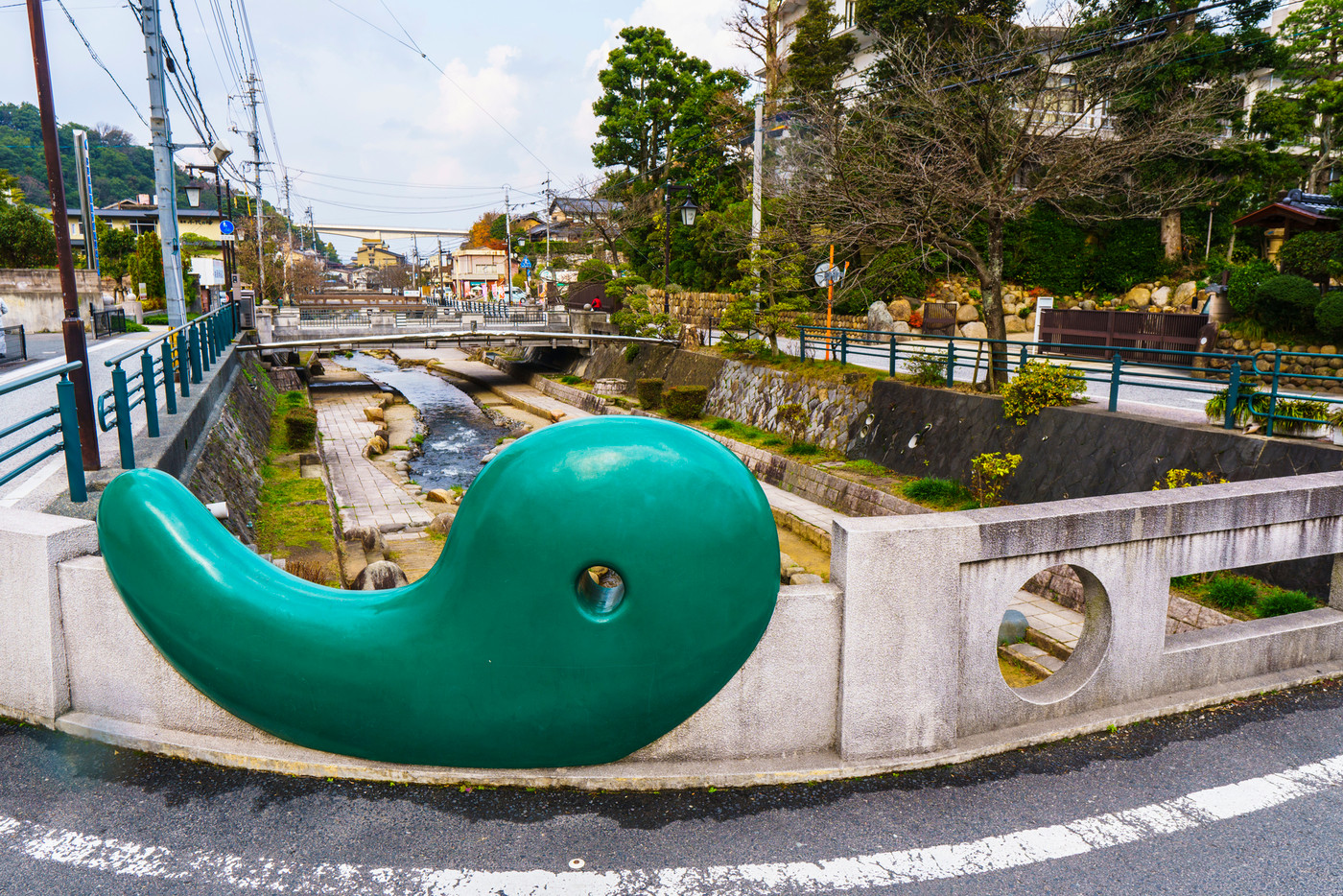 島根 玉造温泉の風景