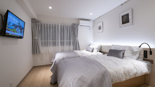 スタンダード アパートメント シングルベッド 2台 禁煙, B号室, シティービュー, 1F