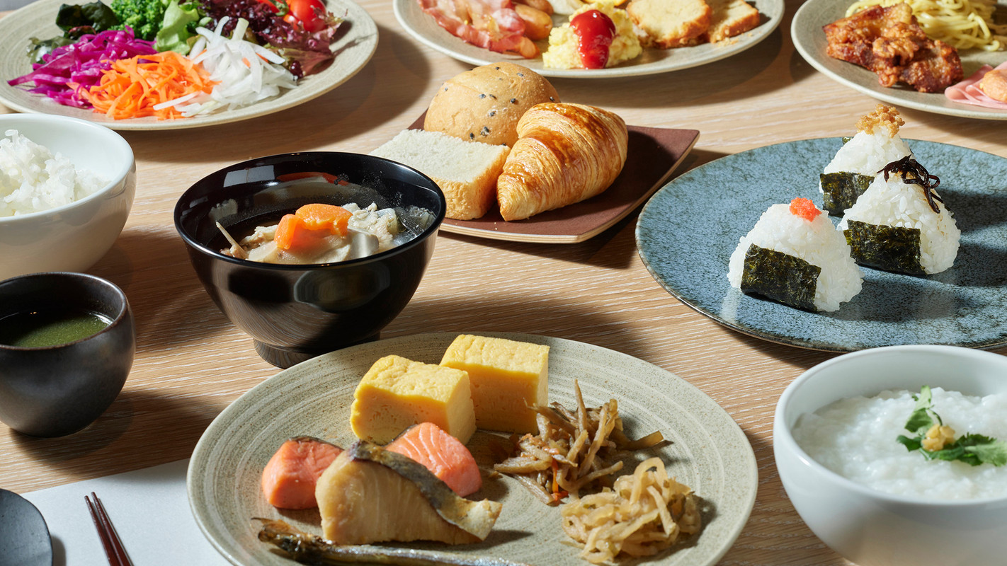 朝食ビュッフェ①