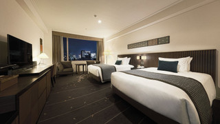 [エグゼクティブフロア] デラックスツインルーム (禁煙) 専用ラウンジ利用＋サウナ利用込