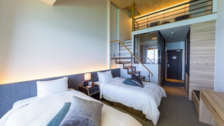 エグゼクティブ ロフト シングルベッド 2 台 禁煙 オーシャンフロント (with Extra Bed)