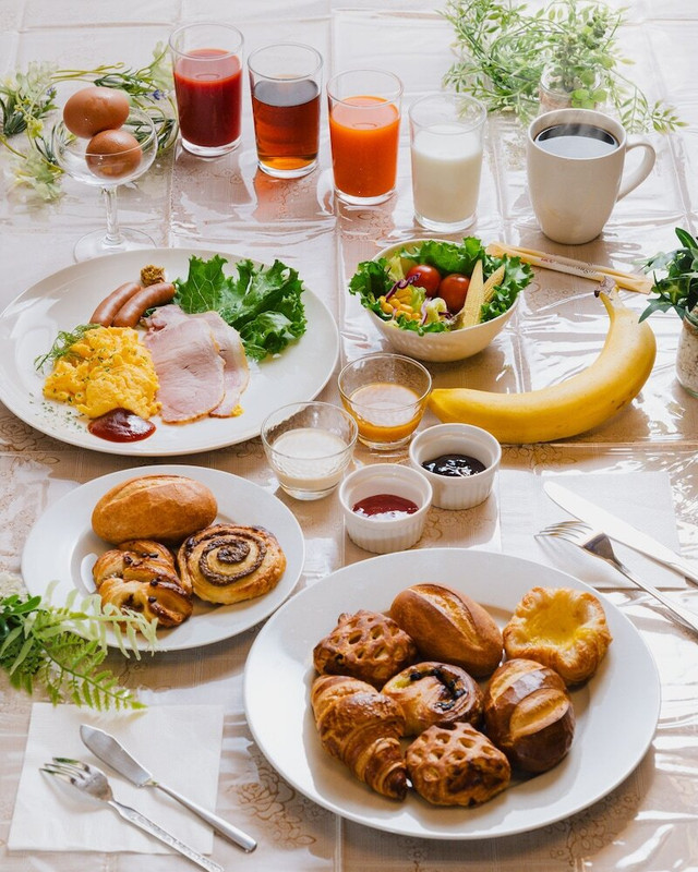 朝食ビュッフェ