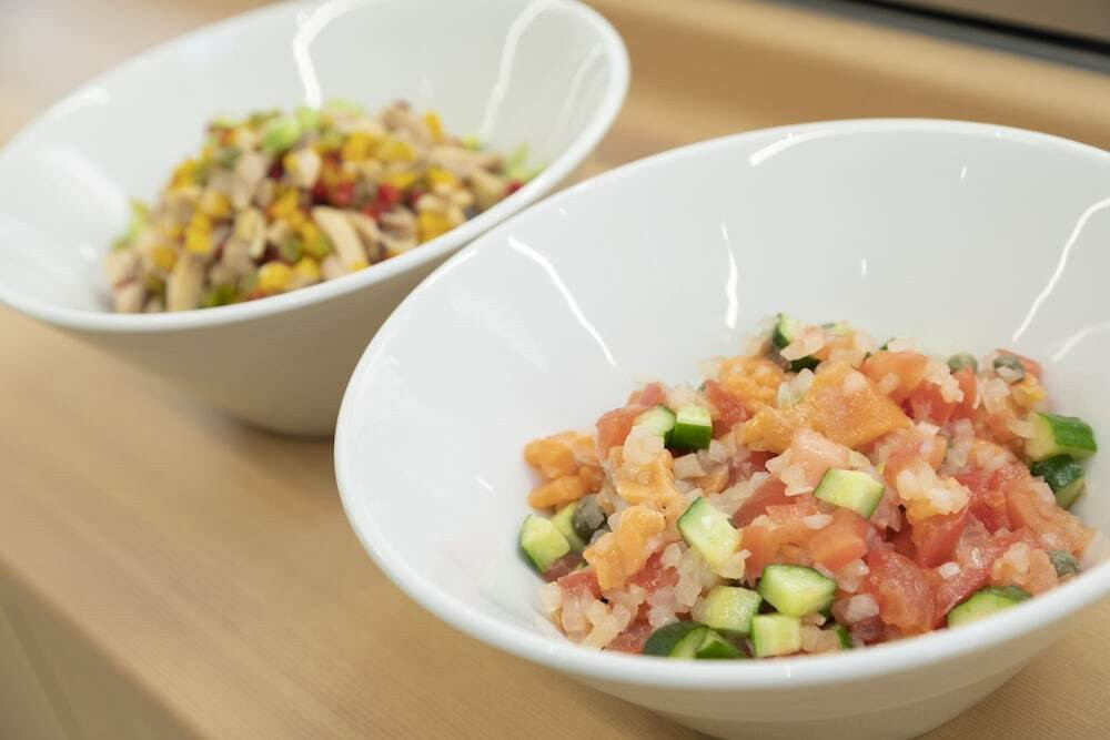 朝食ビュッフェ