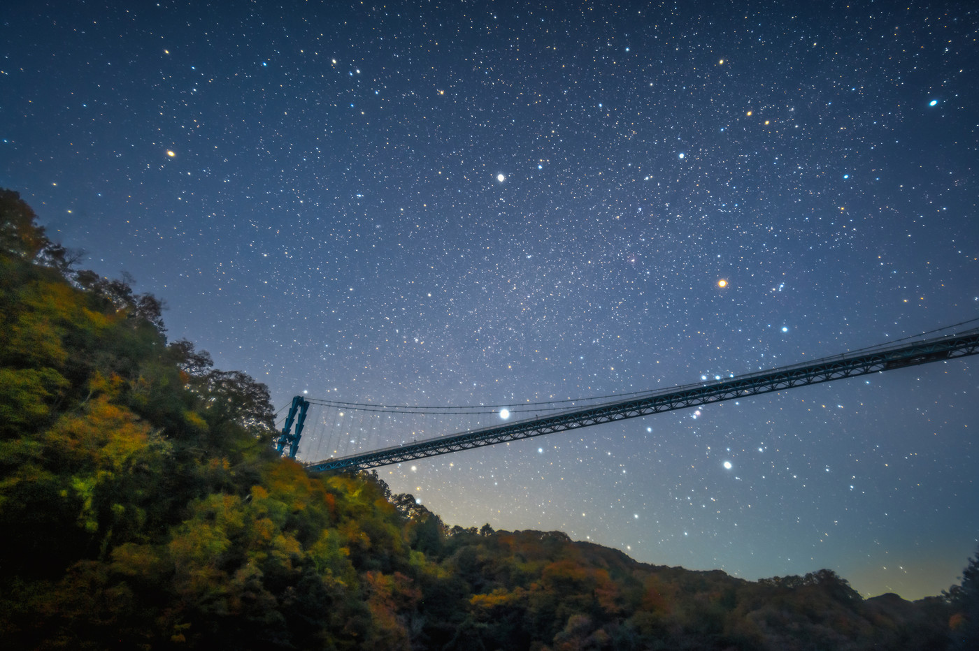 山奥の星空スポット「竜神大吊橋」に好アクセスなホテル＆宿4246515
