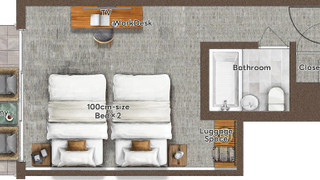 スタンダード ツインルーム 禁煙