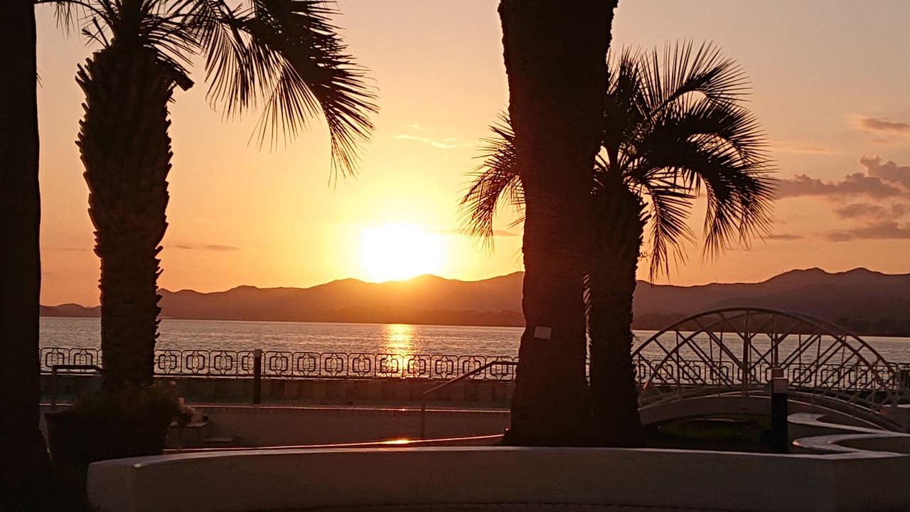 とても綺麗なサンセット