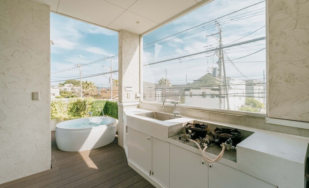 屋外キッチン