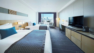 [エグゼクティブフロア] タワーサイド デラックスツインルーム (禁煙) 東京タワービュー, 専用ラウンジ利用＋サウナ利用込