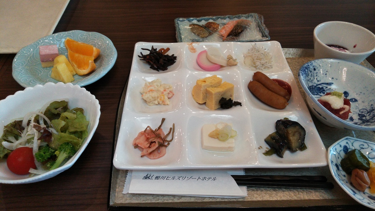 朝食はセットメニュー