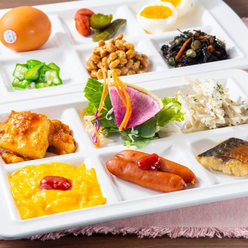 朝食ビュッフェ