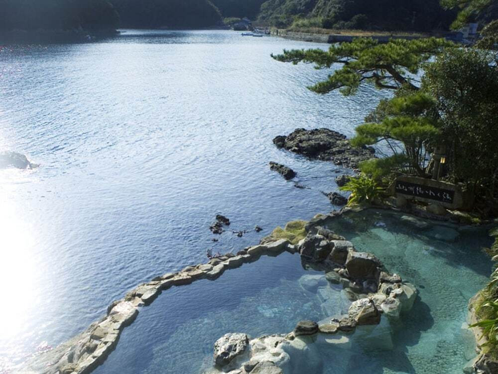露天風呂「紀州潮聞之湯」①