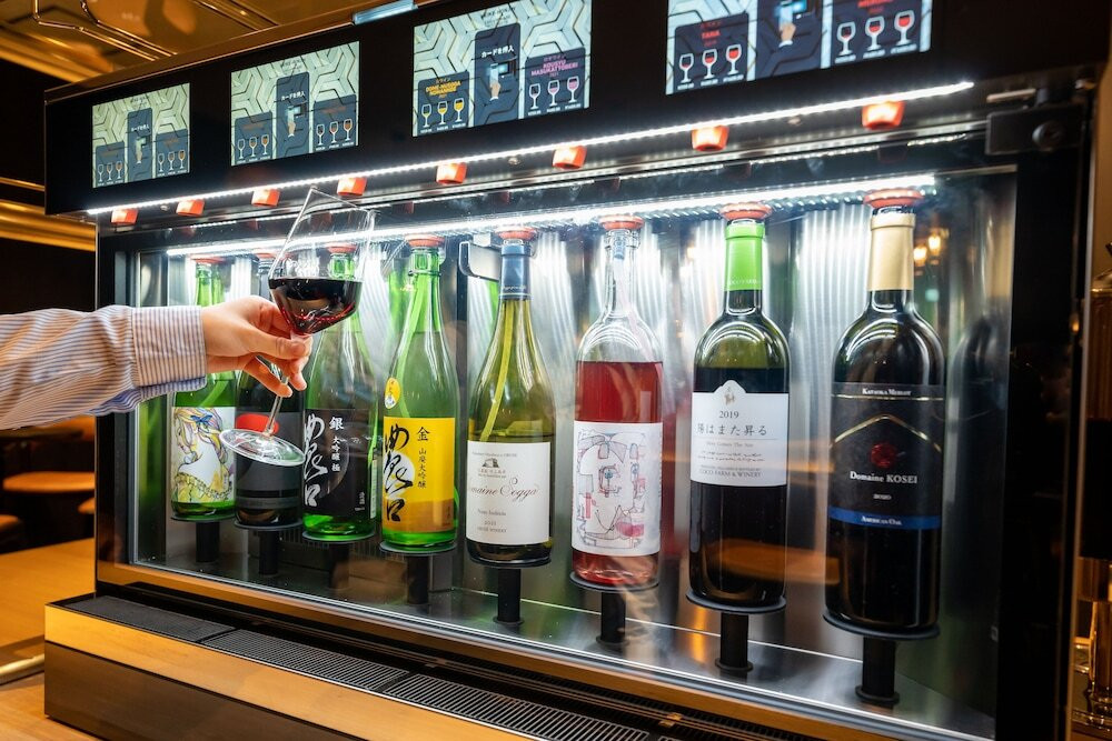 ゲストラウンジのドリンクサーバー