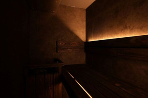 ライト抑えめのサウナで瞑想タイム