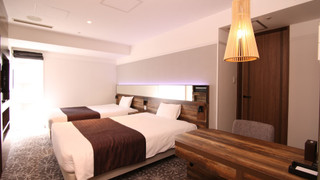 スーペリア コーナー ツインルーム (洗い場つきバスルーム、トイレ仕切り)