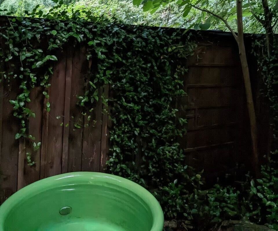 和水の湯の露天風呂