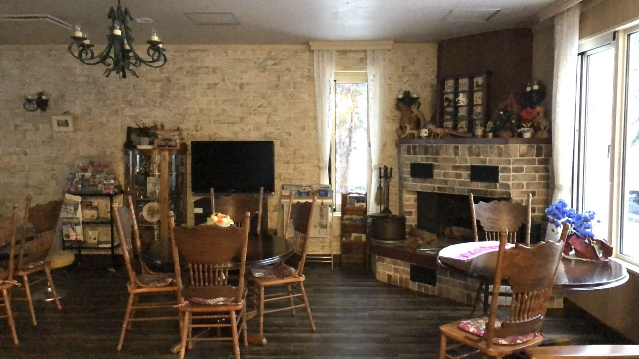 訪日客で賑わっていたラウンジ