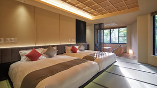 和洋キングツイン 客室露天風呂付き すき焼きディナー込 禁煙