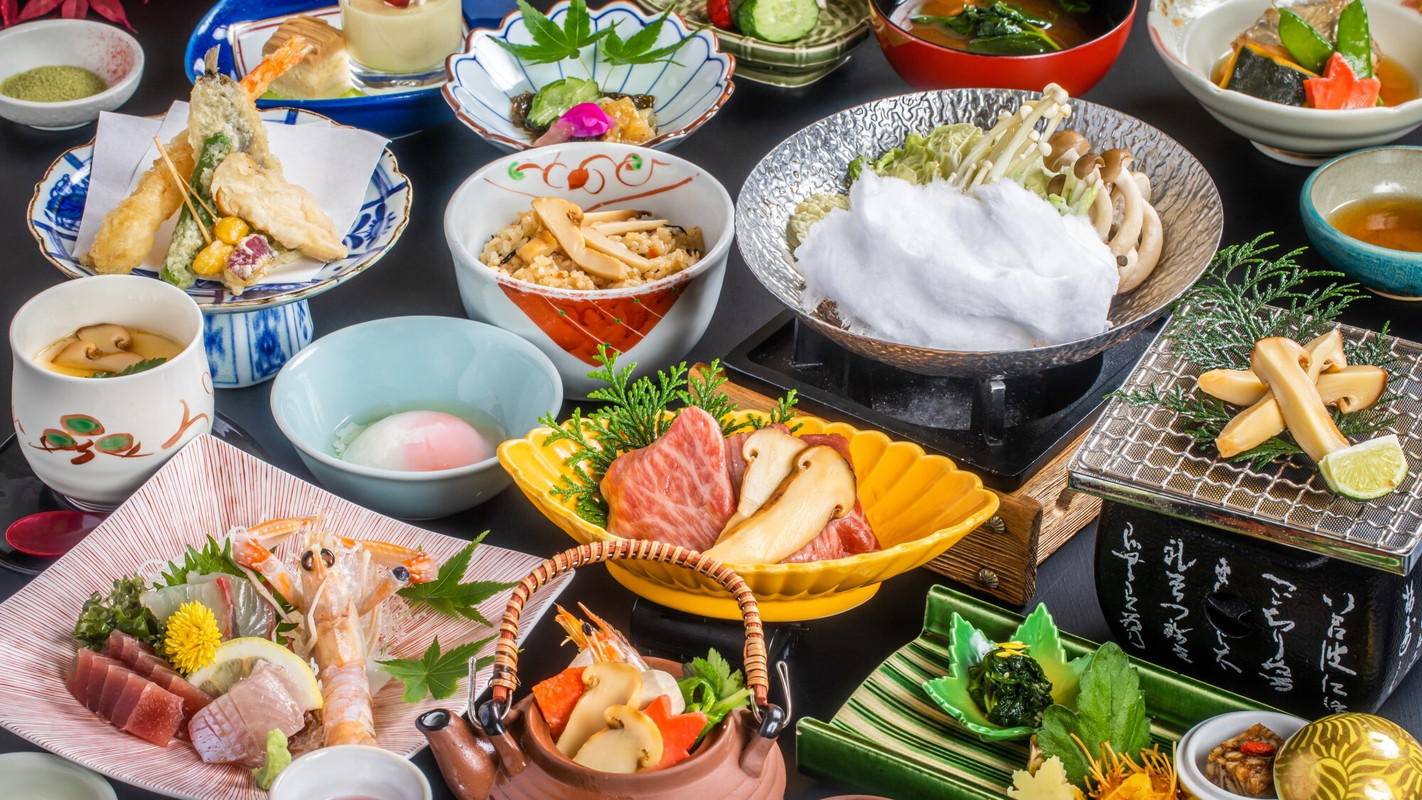 秋の味覚を味わう　松茸会席