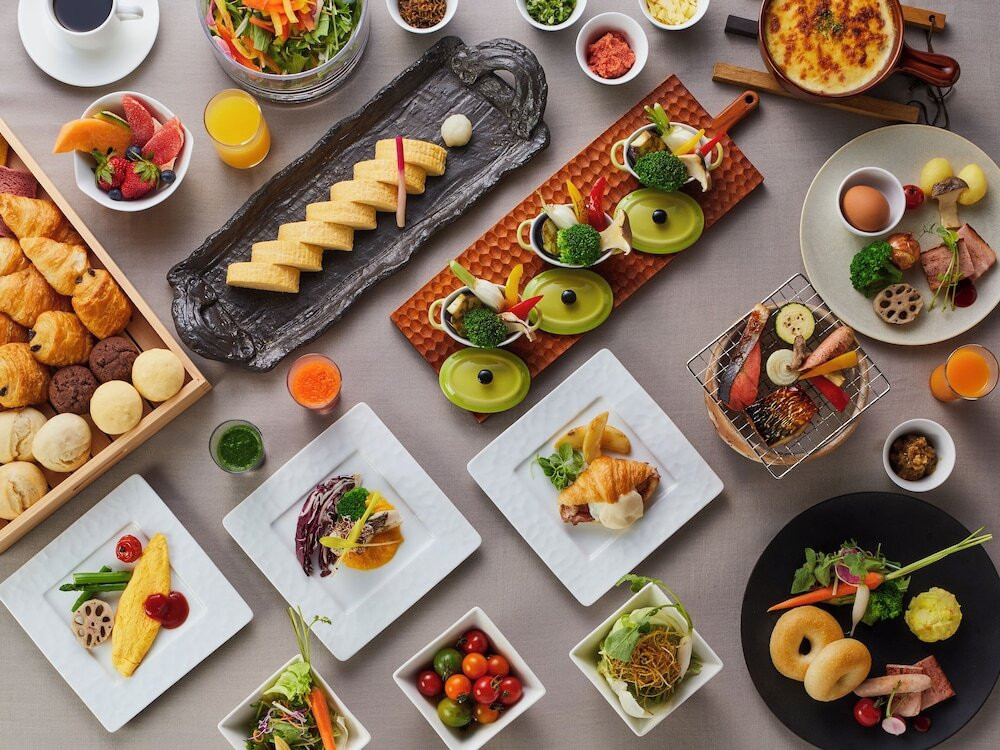 朝食ビュッフェ