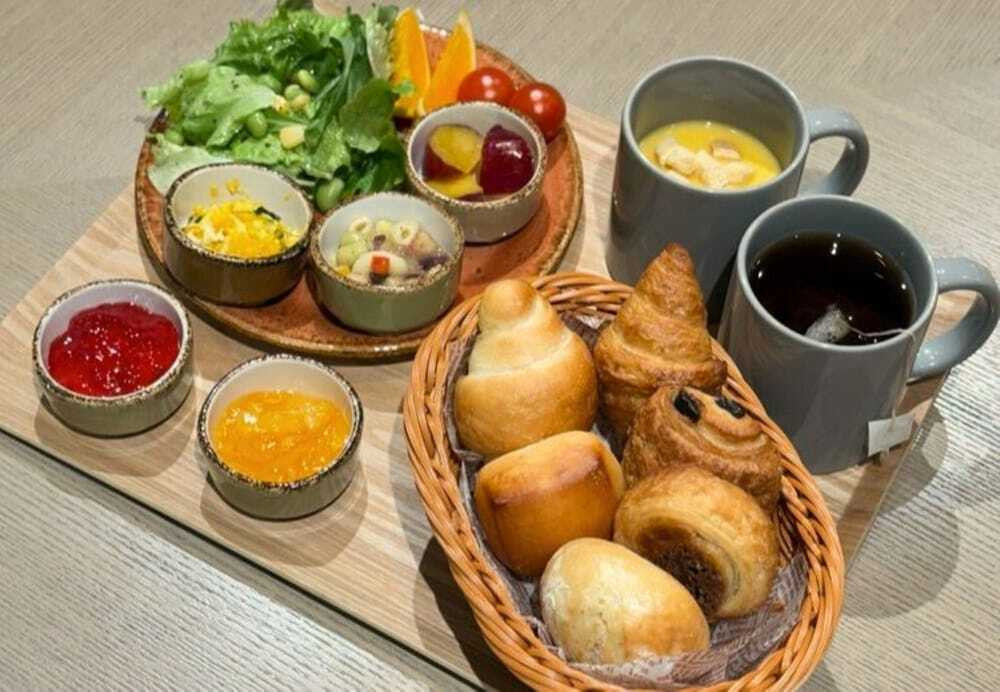 朝食ビュッフェ